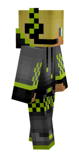 Black skin: body, right side render