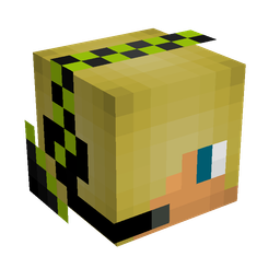 Black skin: head render