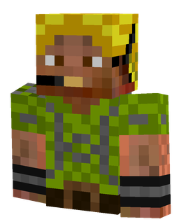 Black skin: bust render