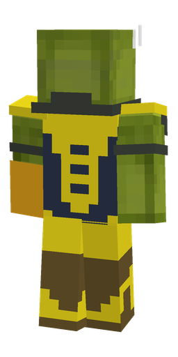 Classic skin: body, back render