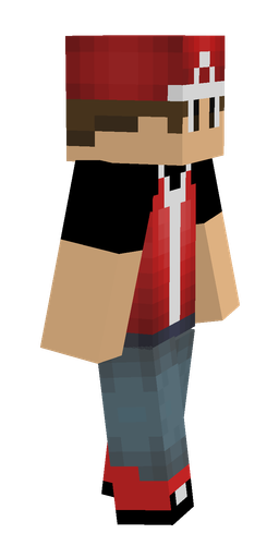 Black skin: body, right side render