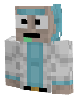 Blue skin: bust render