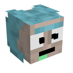 Blue skin: head render