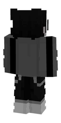 Black skin: body, back render