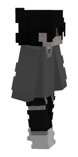 Black skin: body, right side render