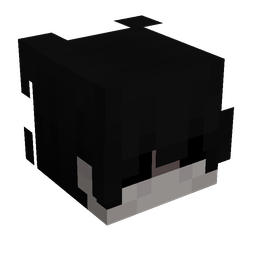 Black skin: head render