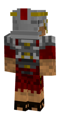 Black skin: body, back render