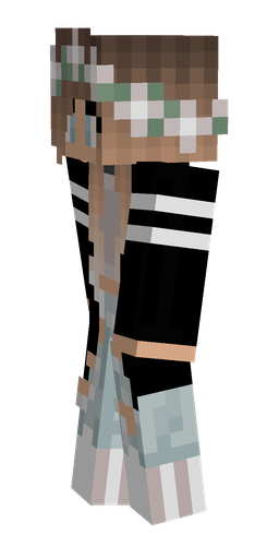 Black skin: body, left side render