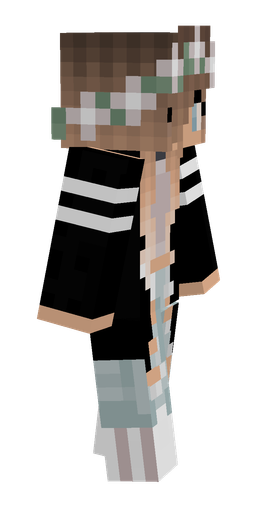 Black skin: body, right side render