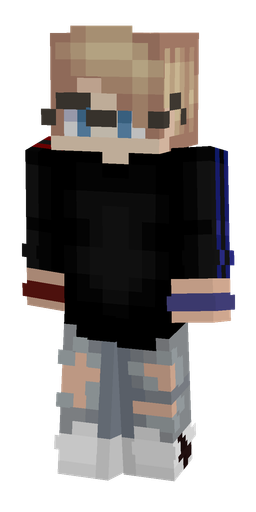 Black skin: body, front render