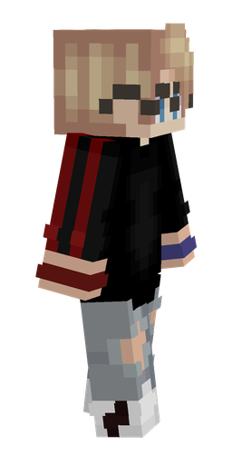 Black skin: body, right side render