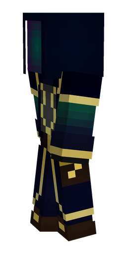 Black skin: body, left side render