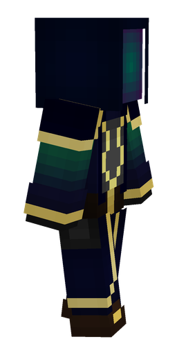 Black skin: body, right side render