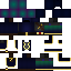 Black skin: raw texture render