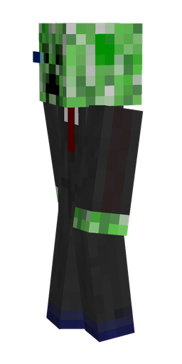 Black skin: body, left side render