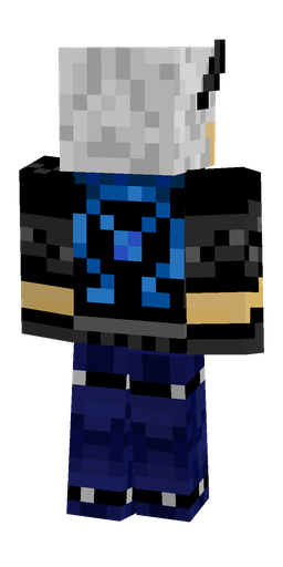 Black skin: body, back render