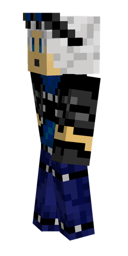 Black skin: body, left side render