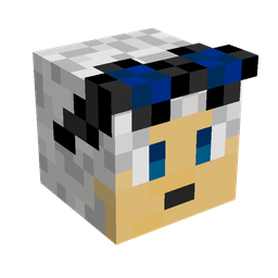 Black skin: head render