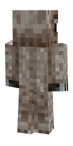 Brown skin: body, back render