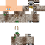 Brown skin: raw texture render