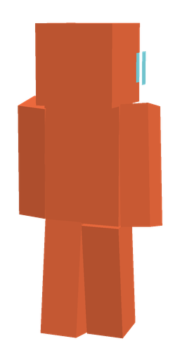 Orange skin: body, back render