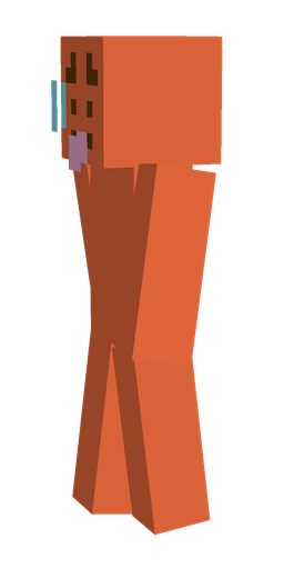 Orange skin: body, left side render