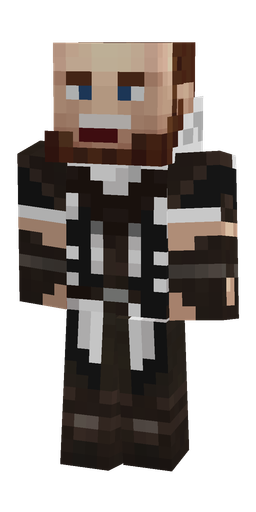Black skin: body, front render