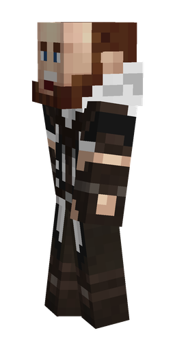 Black skin: body, left side render