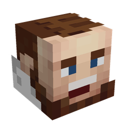 Black skin: head render