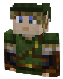 Black skin: bust render