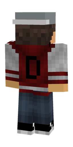 Blue skin: body, back render