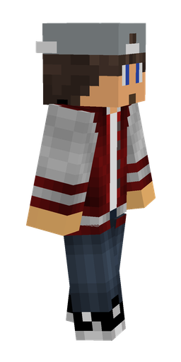 Blue skin: body, right side render