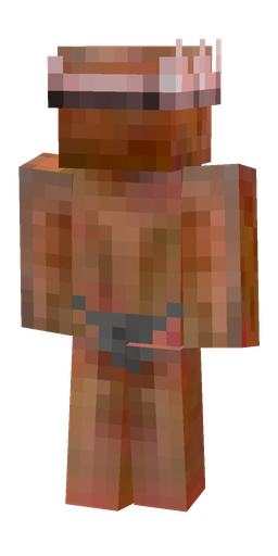 Brown skin: body, back render