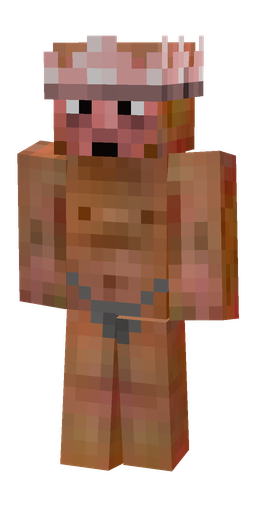 Brown skin: body, front render
