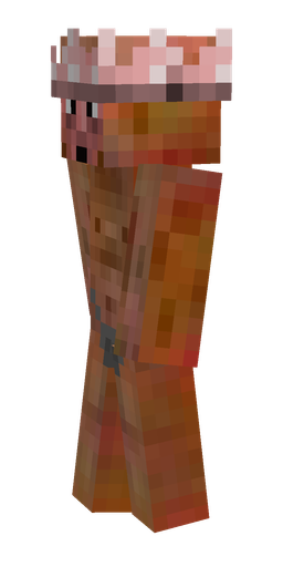 Brown skin: body, left side render