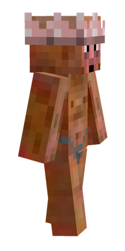 Brown skin: body, right side render
