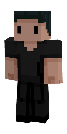 Black skin: body, front render