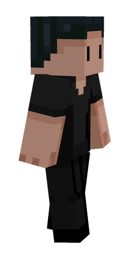 Black skin: body, right side render
