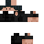 Black skin: raw texture render