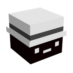 Black skin: head render