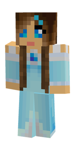 Blue skin: body, front render
