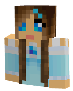 Blue skin: bust render
