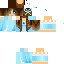 Blue skin: raw texture render