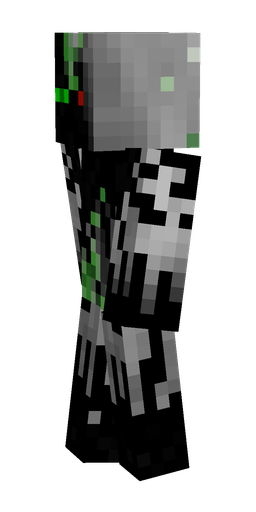 Black skin: body, left side render