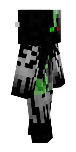 Black skin: body, right side render