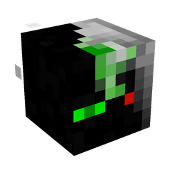 Black skin: head render