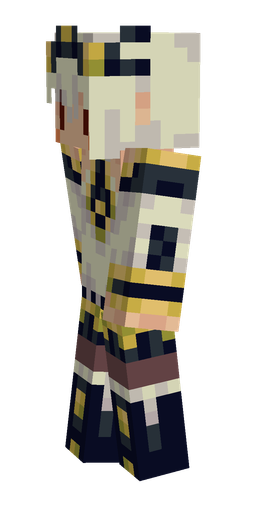 Black skin: body, left side render