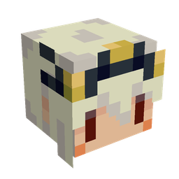 Black skin: head render