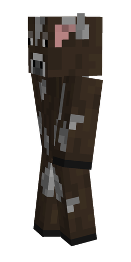 Brown skin: body, left side render