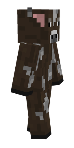 Brown skin: body, right side render
